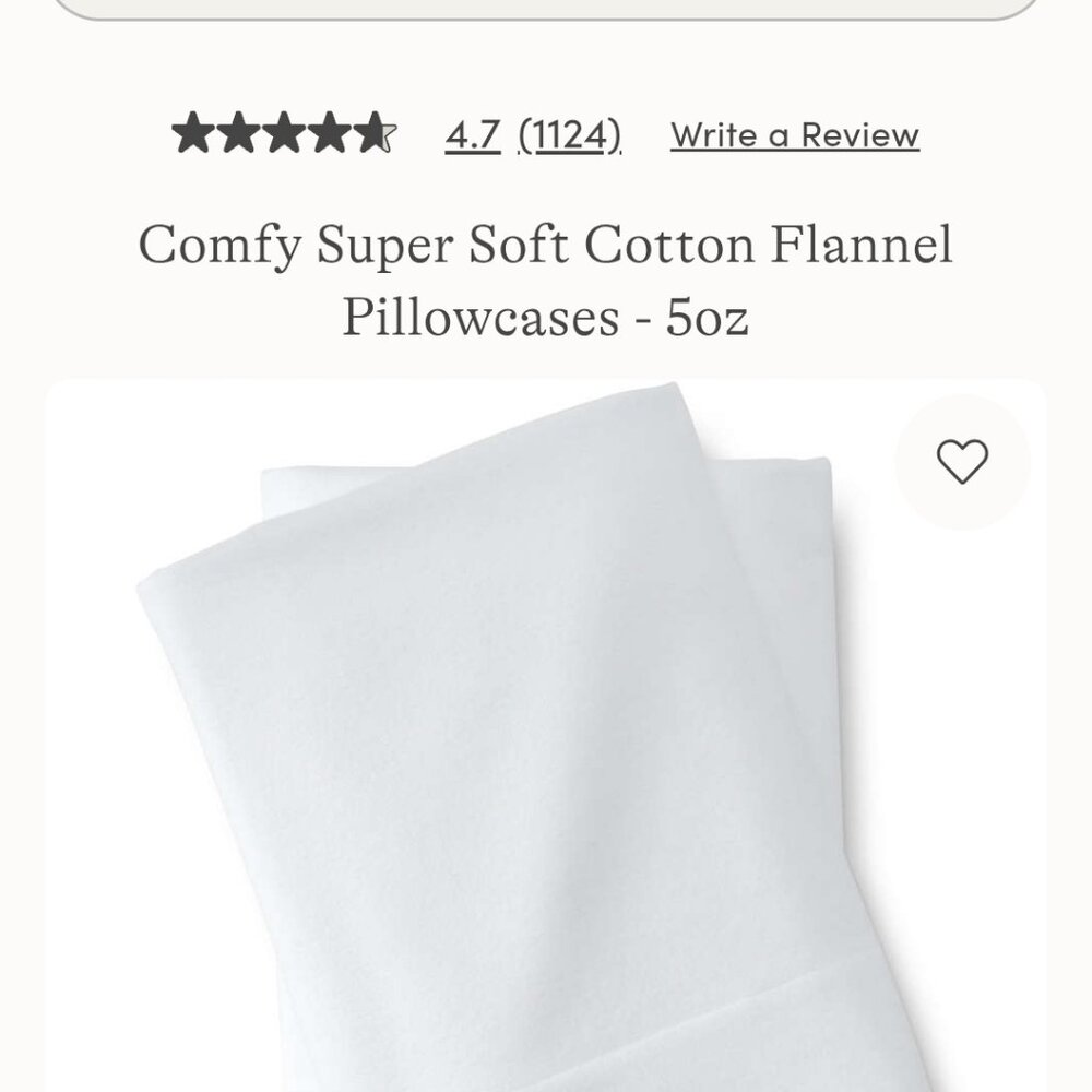 Lands End Cotton Flannel Pillowcases - Picture 2 of 5